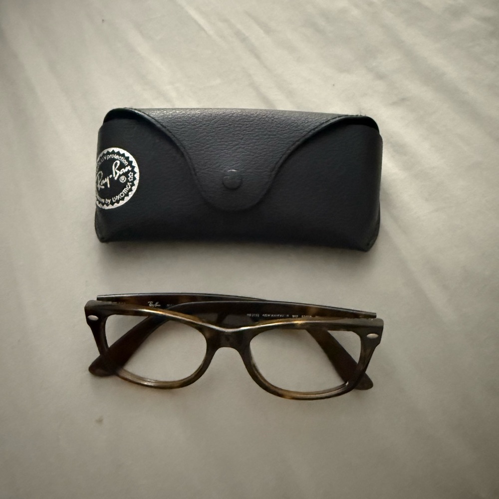 Ray-Ban Brown Glasses with Black Case